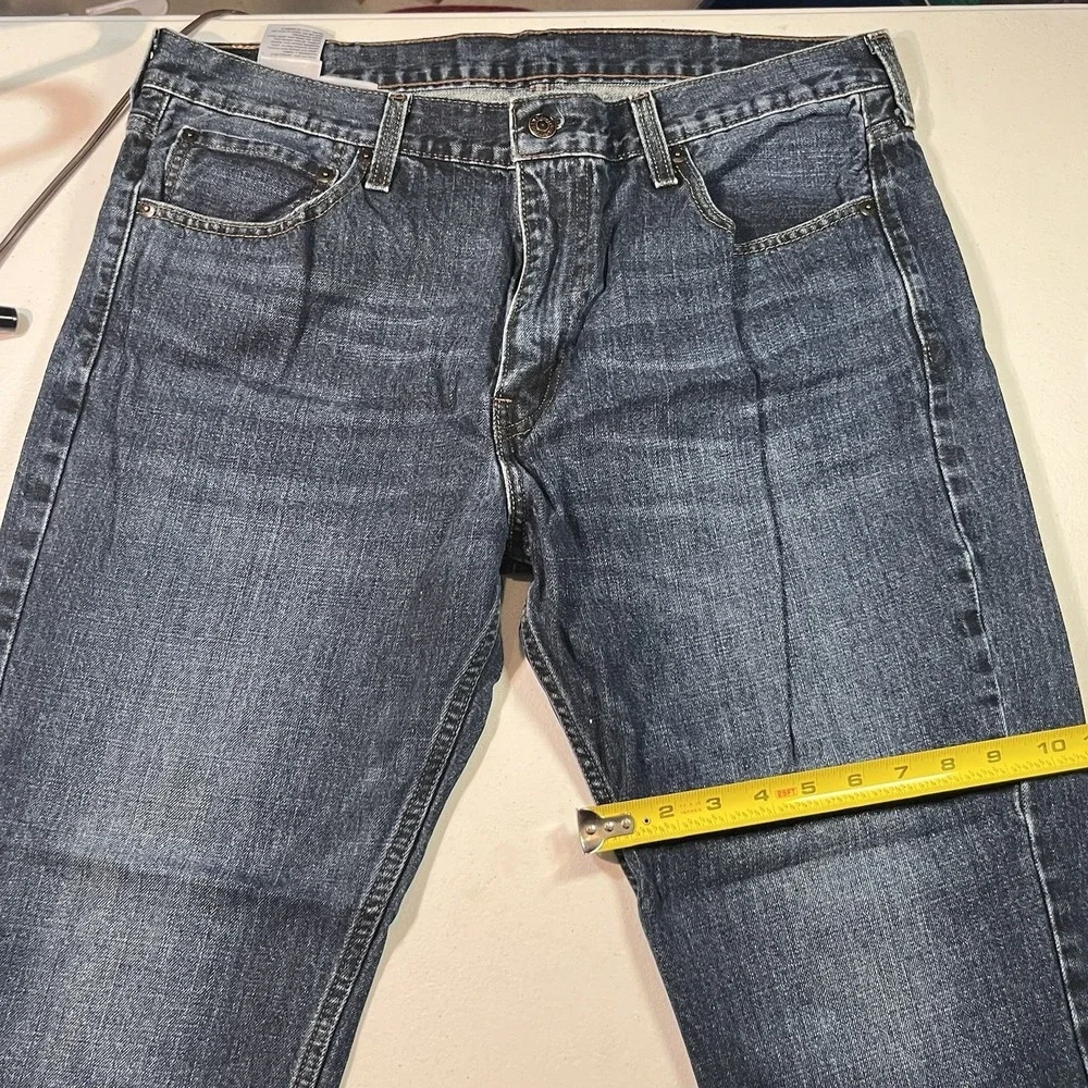 Levi's 527 Boot Cut Jeans Men's Size 38x30 Blue Denim Medium Wash Cotton Cowboy